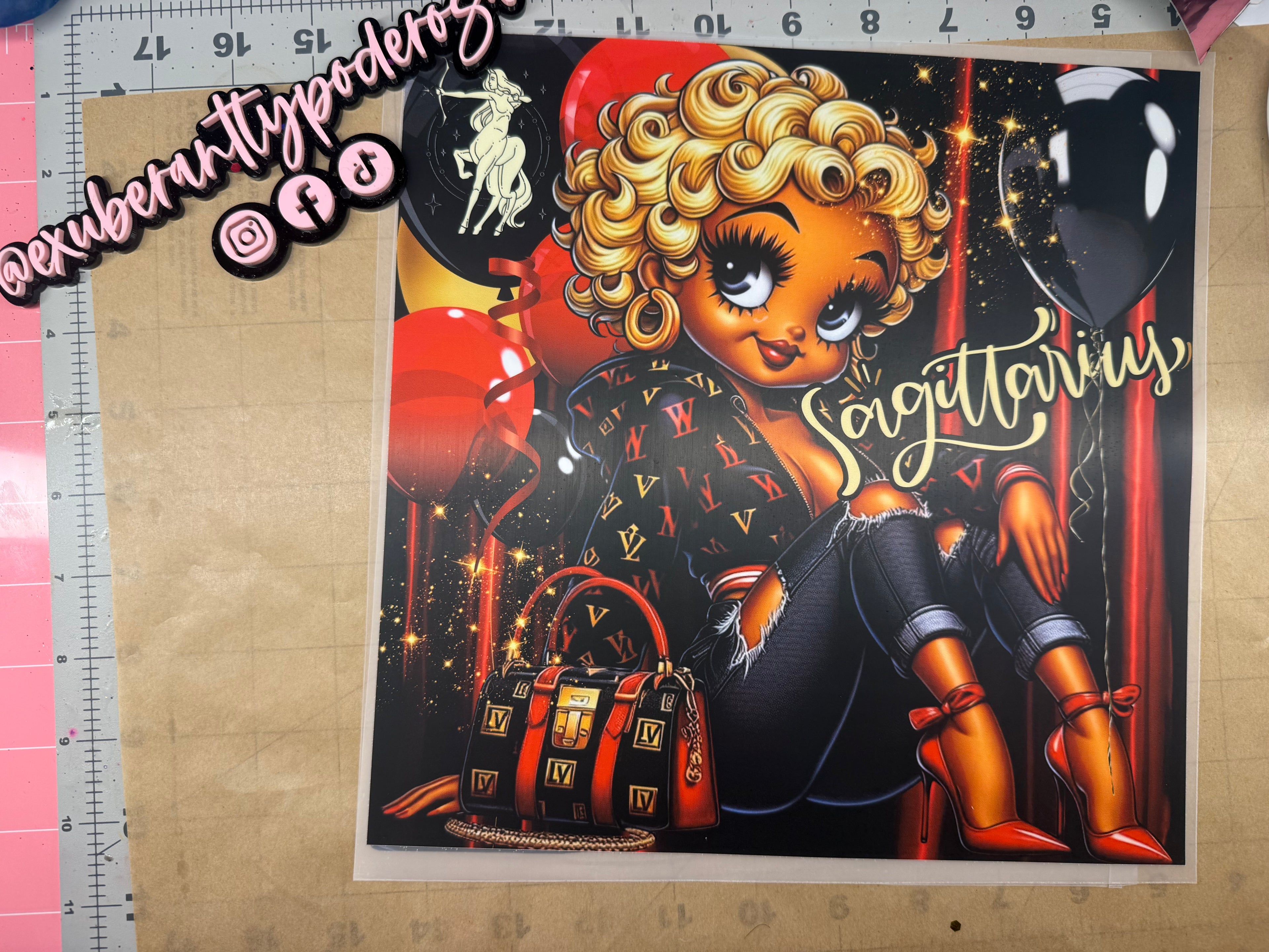 Betty Boop Heat Transfers Ready Print