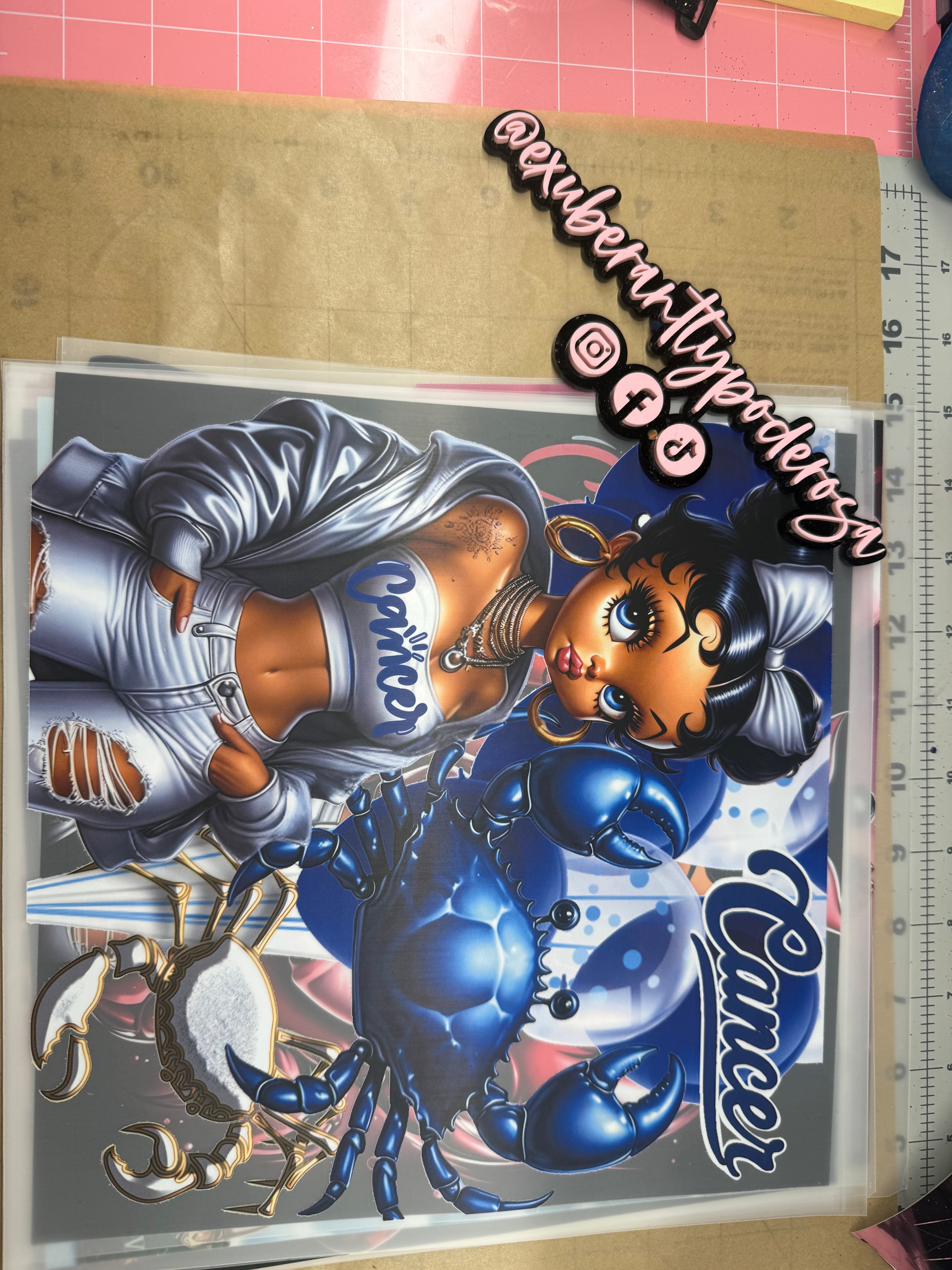 Betty Boop Heat Transfers Ready Print