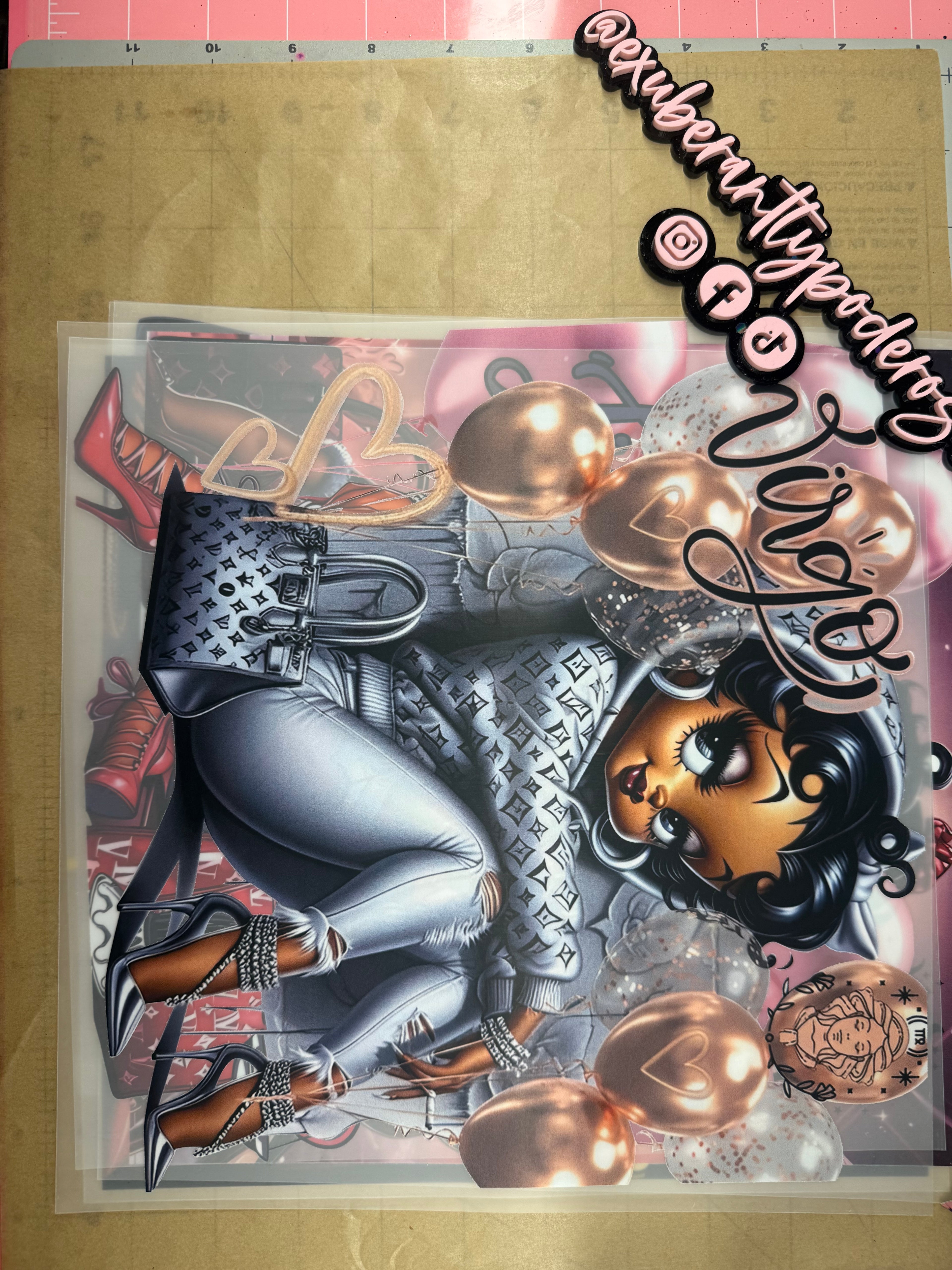 Betty Boop Heat Transfers Ready Print