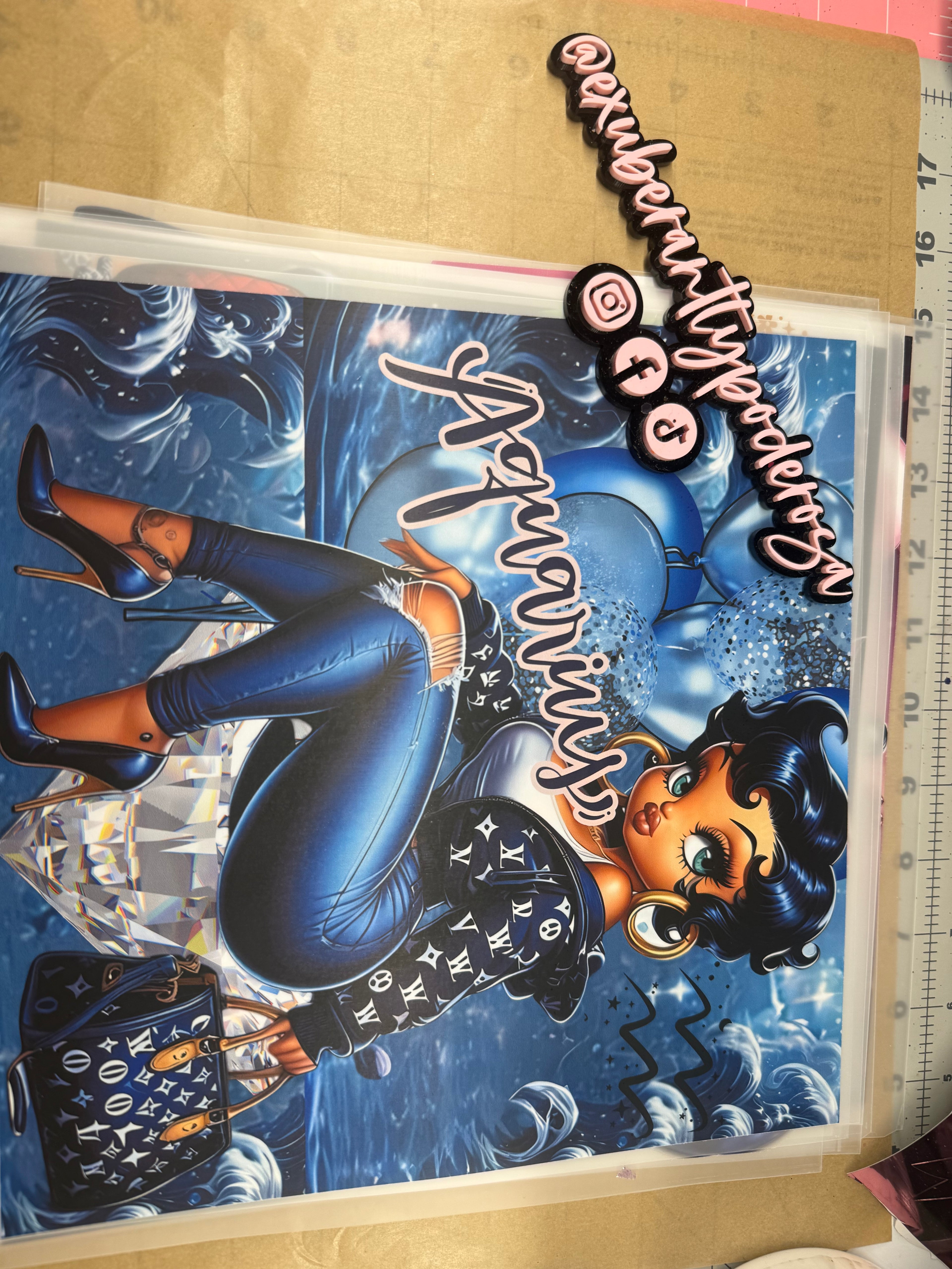 Betty Boop Heat Transfers Ready Print