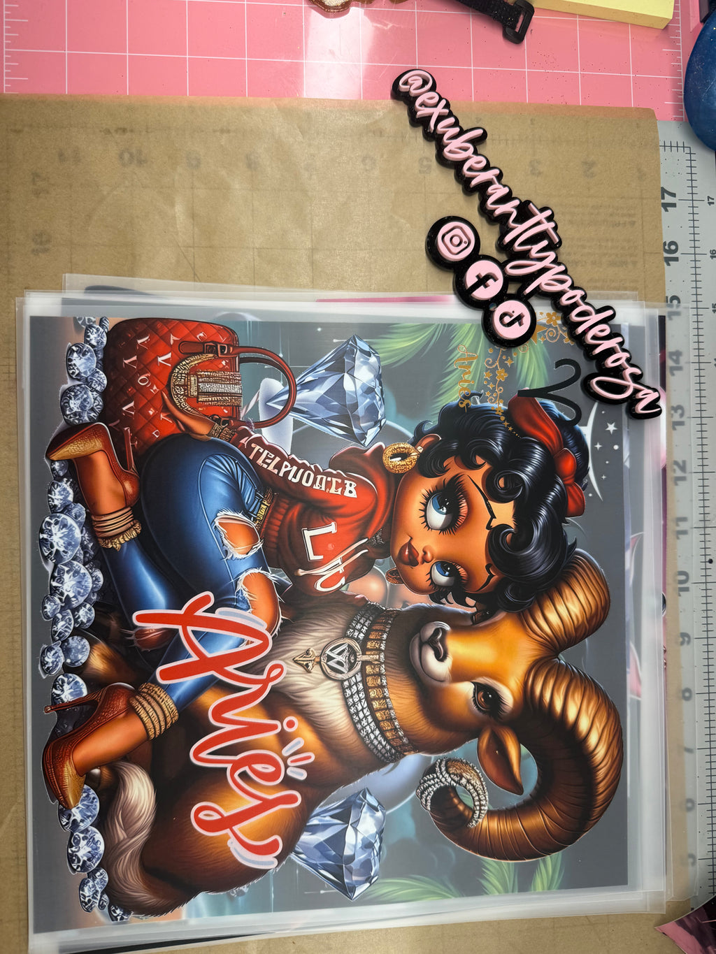 Betty Boop Heat Transfers Ready Print