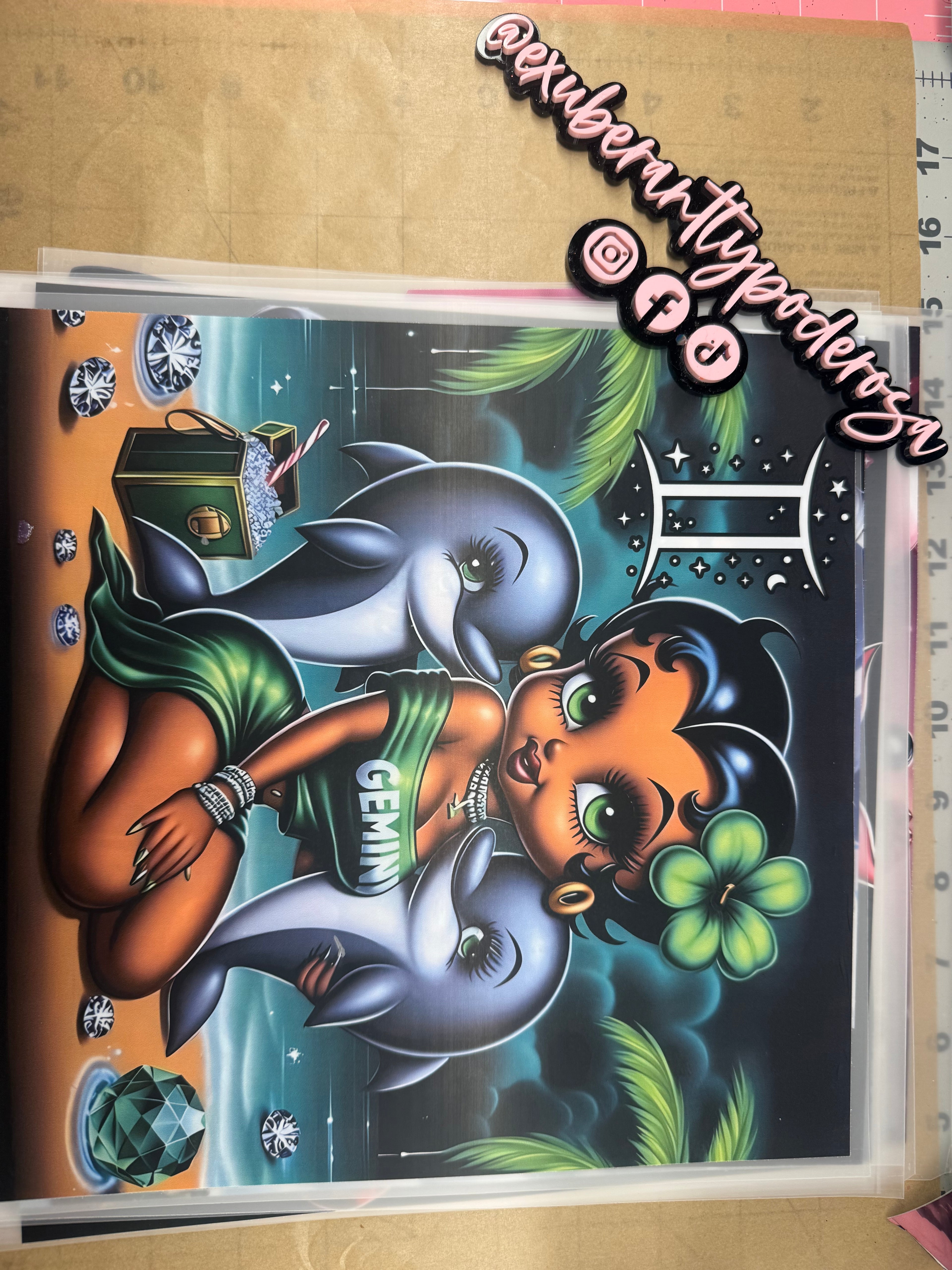 Betty Boop Heat Transfers Ready Print