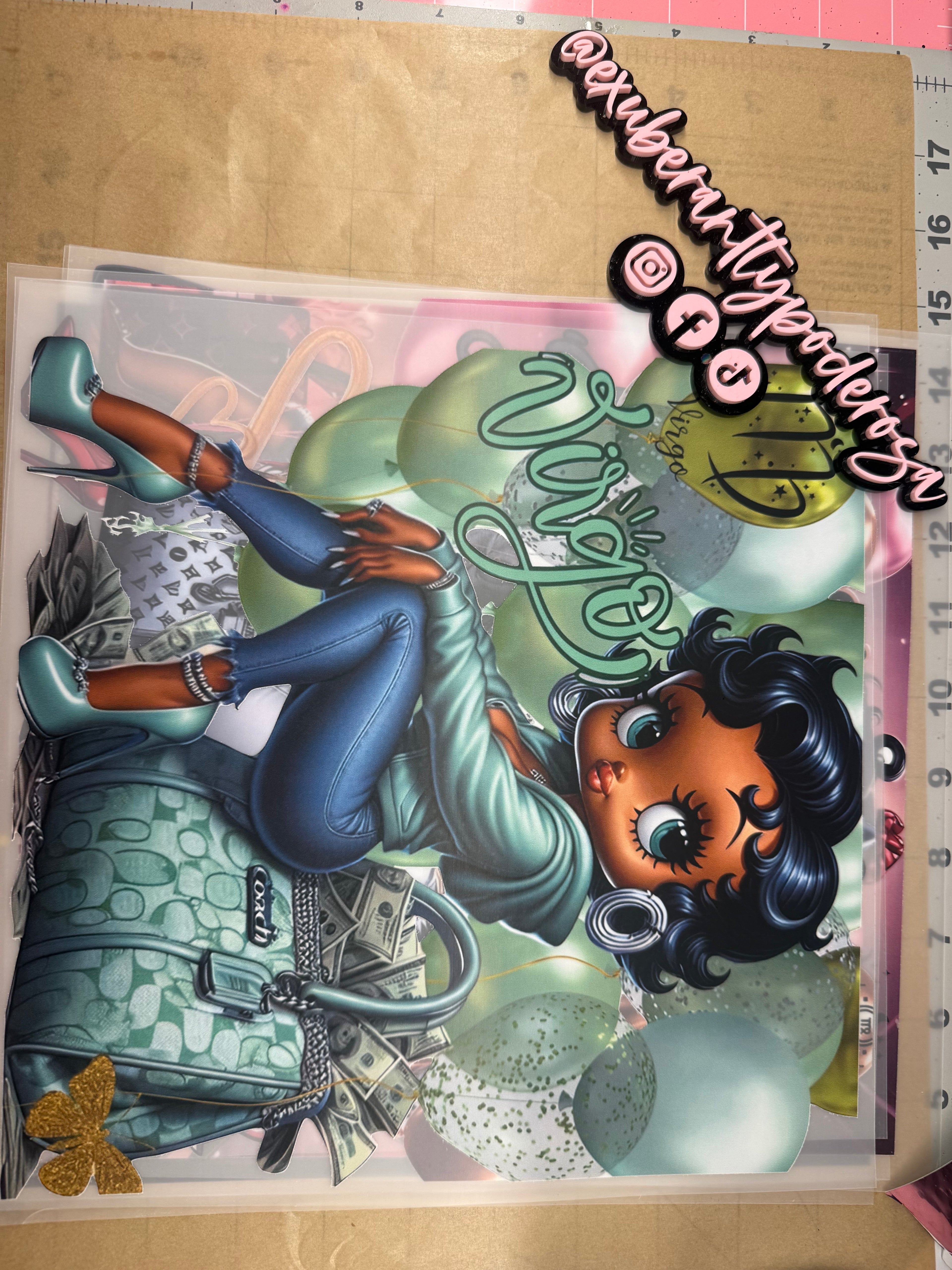 Betty Boop Heat Transfers Ready Print