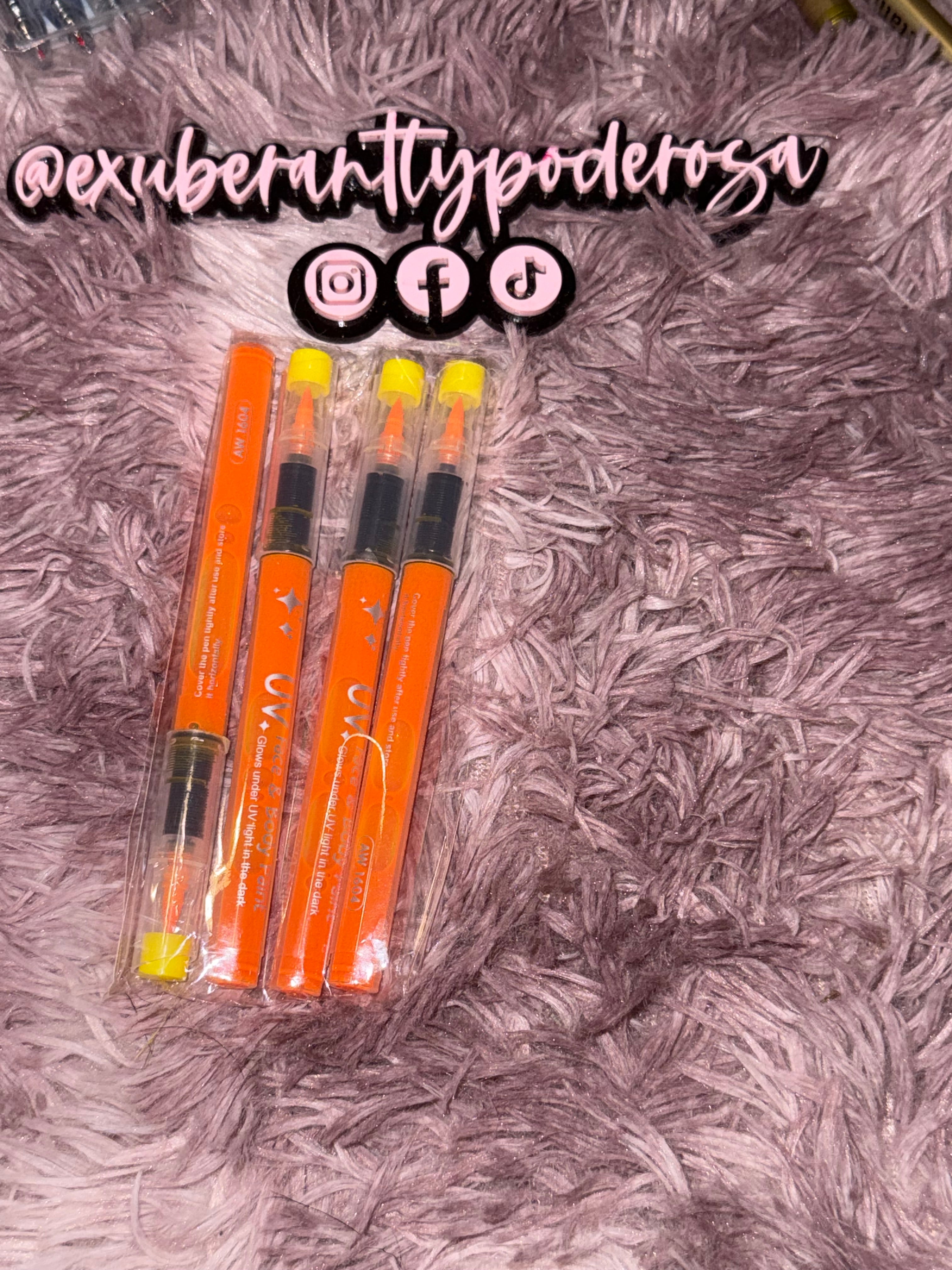 Orange Body Paint Highlight