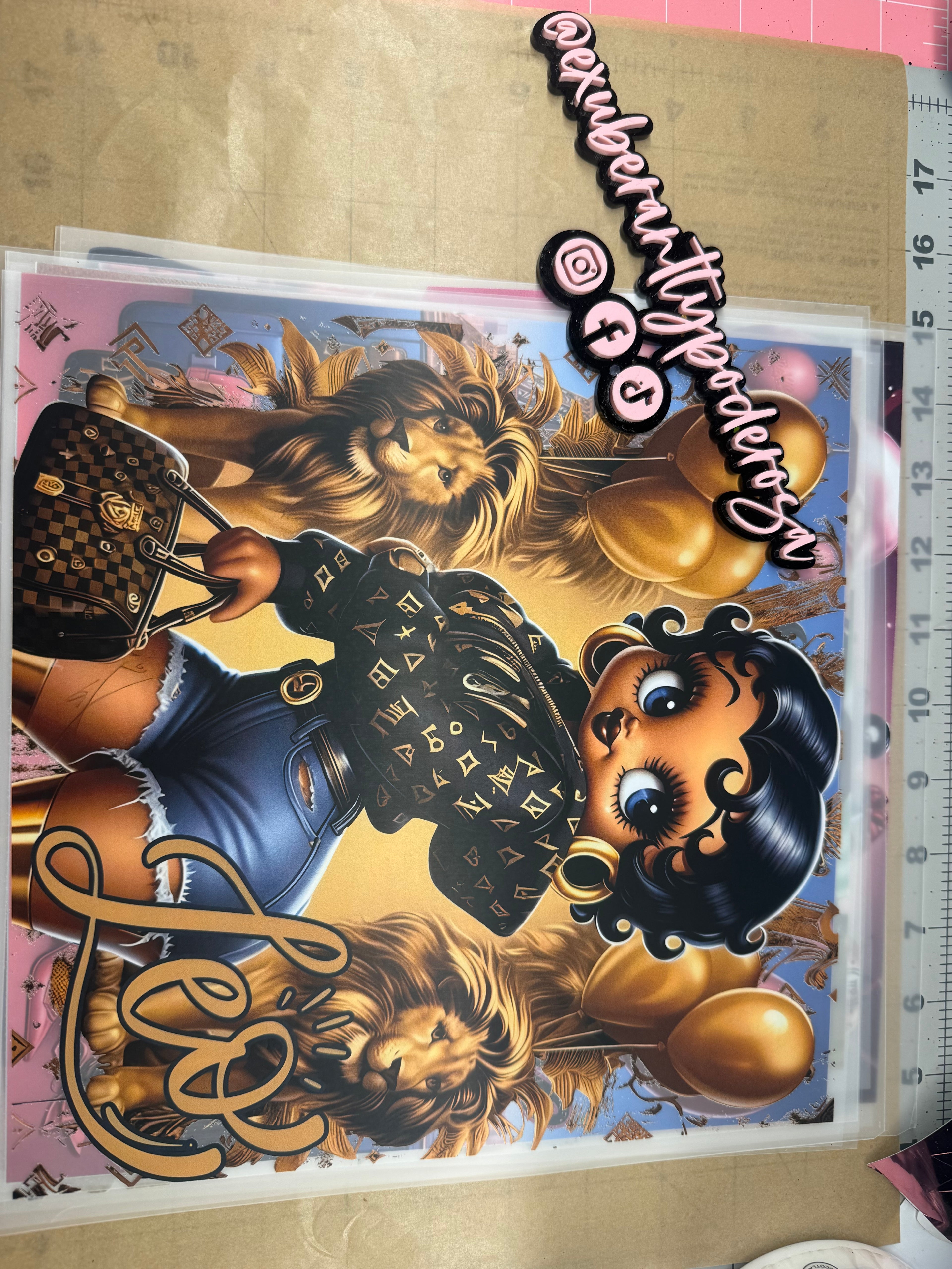 Betty Boop Heat Transfers Ready Print