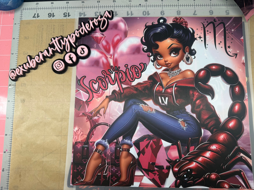 Betty Boop Heat Transfers Ready Print