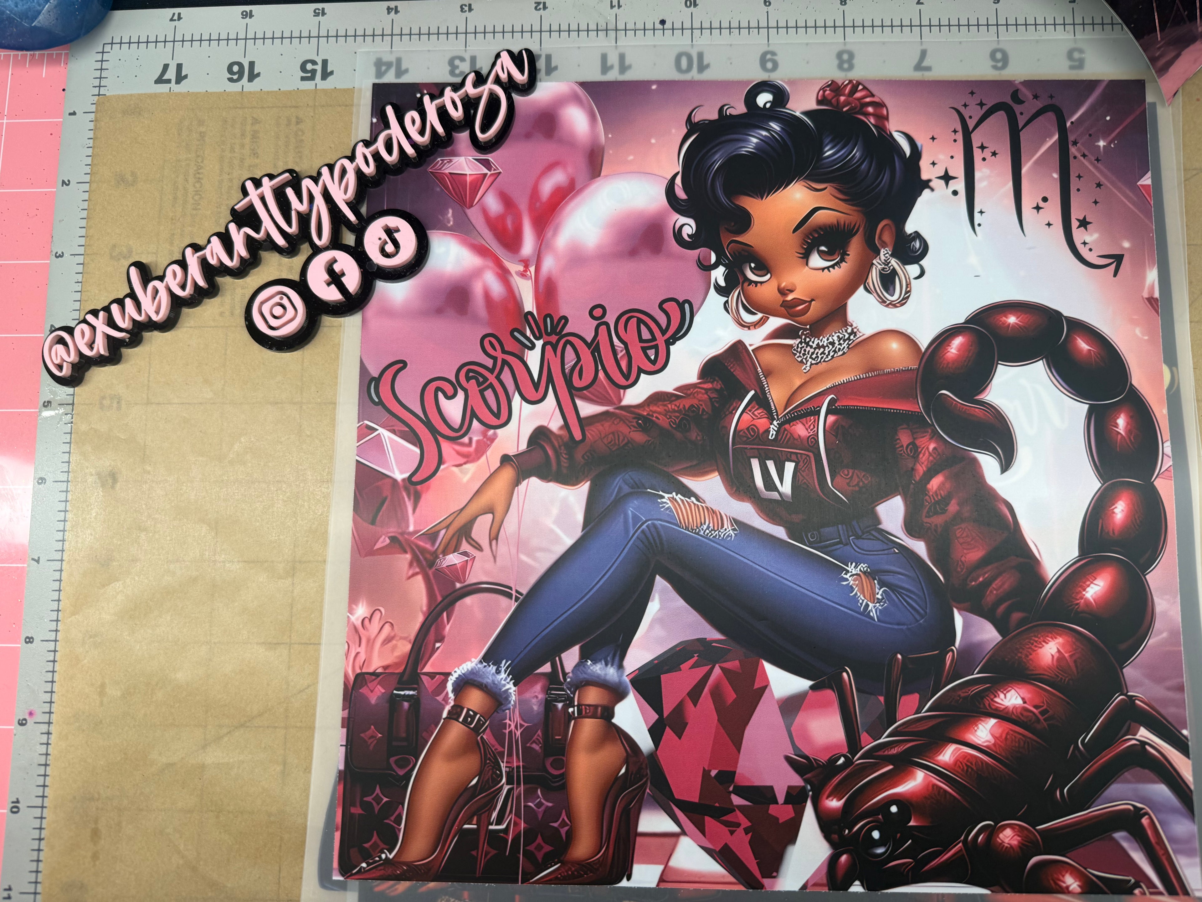 Betty Boop Heat Transfers Ready Print